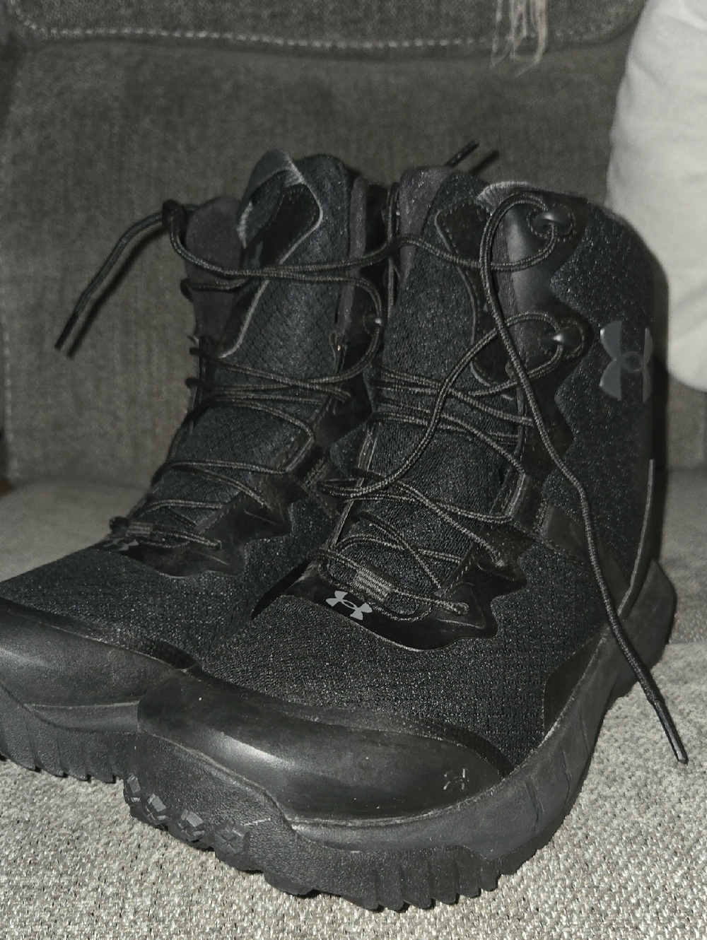 Under Armour Black High-Top Tactical Sneakers
